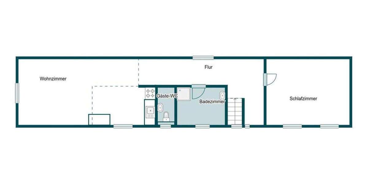 Etagenwohnung Böblingen Dagersheim - 2 Zimmer, 64 m&sup2;, 209.000&euro; | Angebot:24874992