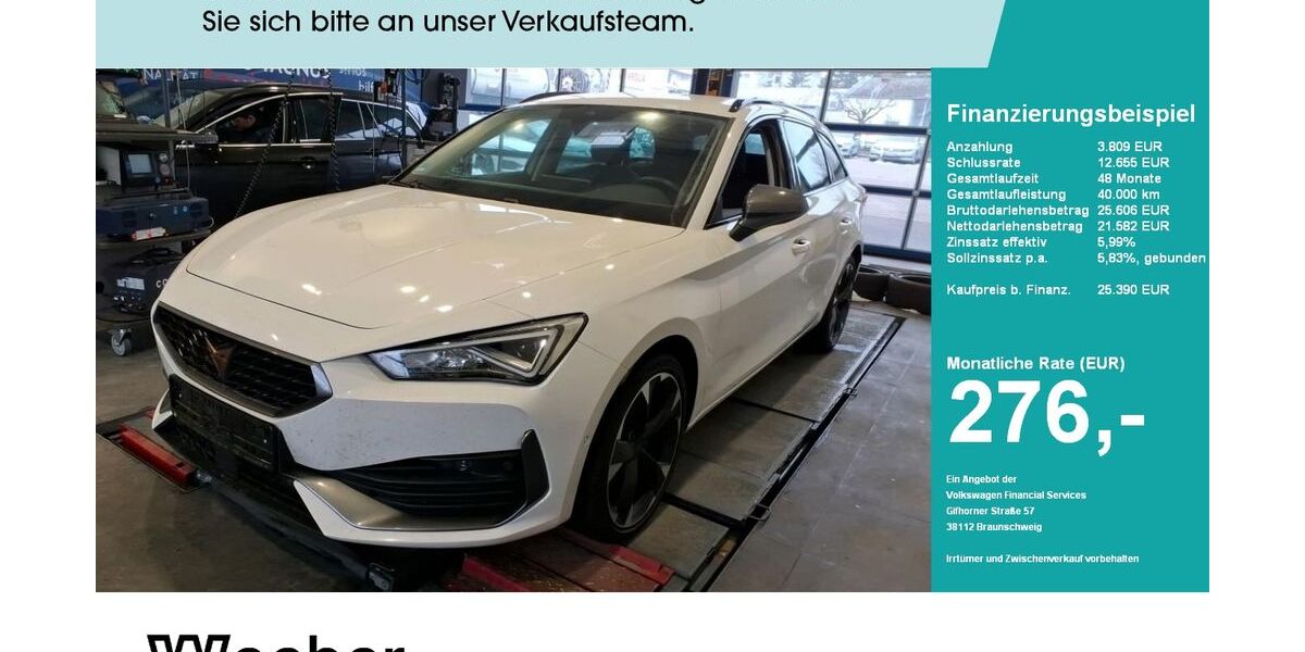 Cupra Leon 59.287 km 25.388 &euro; Leonberg 71229