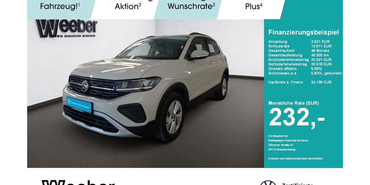 VW T-Cross 13.284 km 23.889 &euro; Leonberg 71229