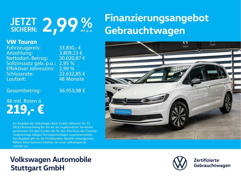 VW Touran 25.220 km 33.830 € Stuttgart-Feuerbach 70469
