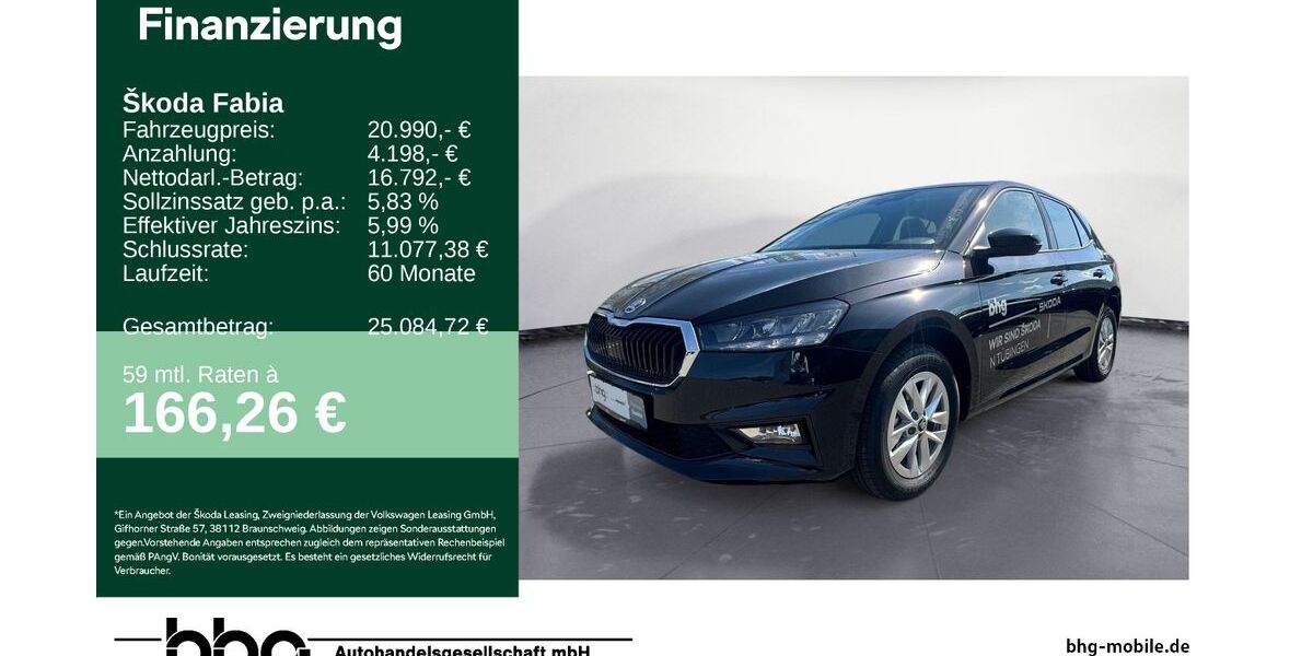 Skoda Fabia 1.527 km 20.990 &euro; Tübingen 72072