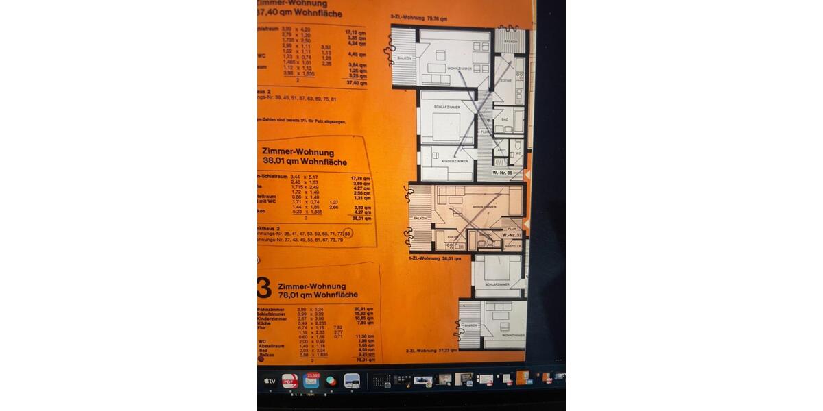 1 Zimmer Möbliertes Wohnung mit 38,1 Quadratmeter 1 zimmer