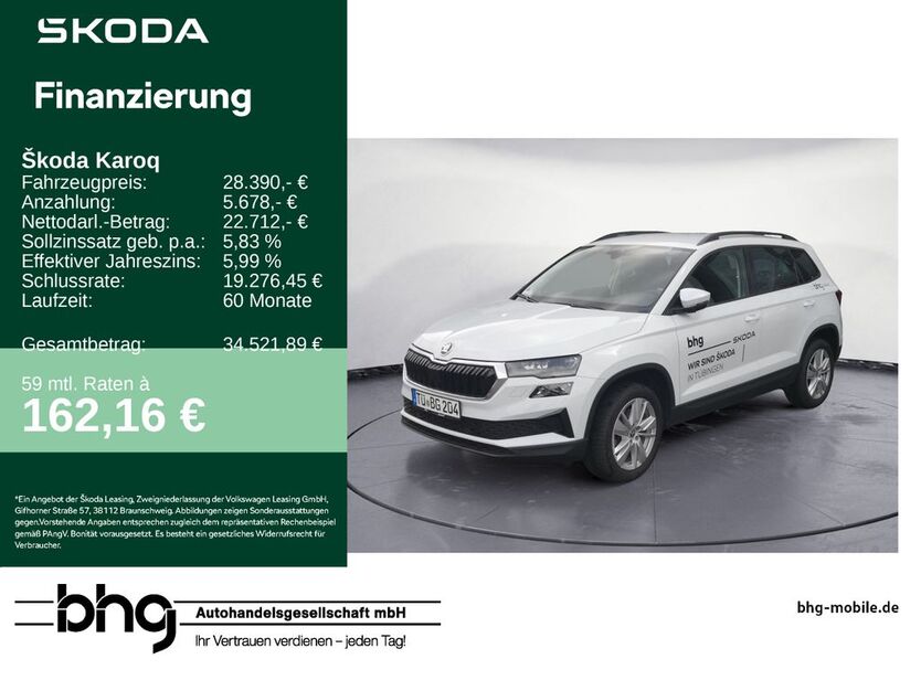 Skoda Karoq 33.359 km 28.390 € Tübingen 72072