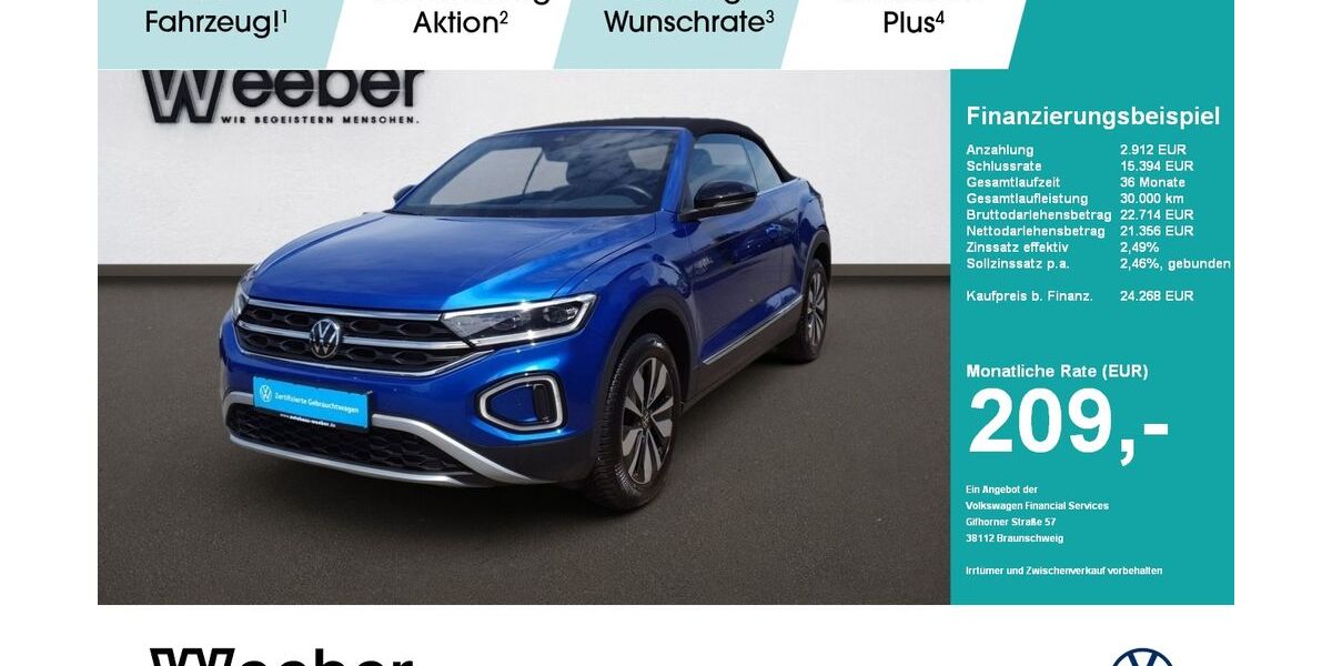VW T-Roc 17.213 km 22.680 &euro; Calw 75365
