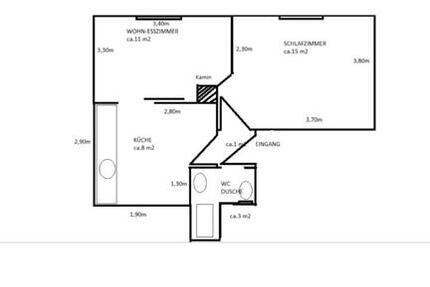 Wohnung Stuttgart Stuttgart-Ost - 1 Zimmer, 36 m&sup2;, 850&euro; | Angebot:24680744