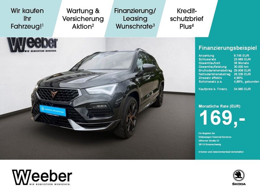 Cupra Ateca 43.746 km 34.980 € Herrenberg 71083