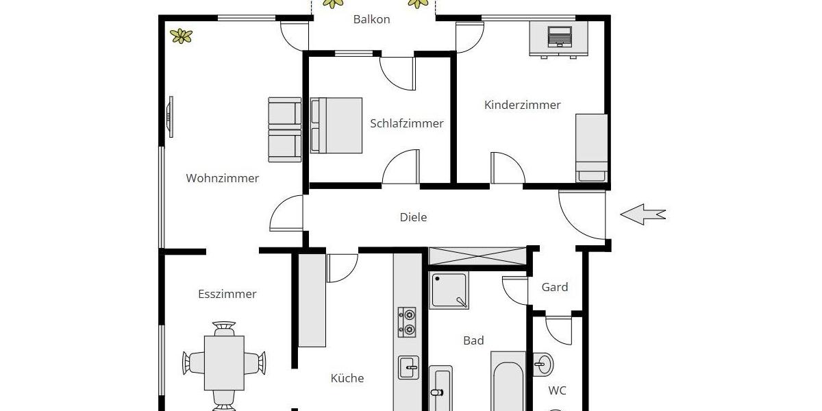 Etagenwohnung Reutlingen Sondelfingen - 4 Zimmer, 110 m&sup2;, 469.000&euro; | Angebot:24453481