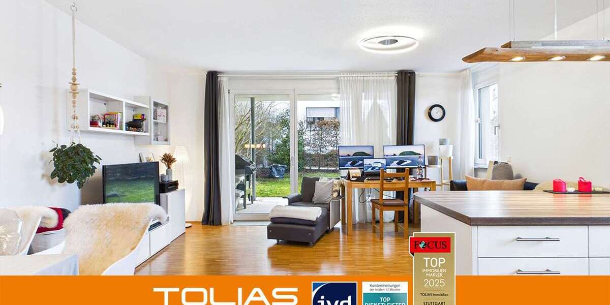 Etagenwohnung Stuttgart Feuerbach - 2 Zimmer, 59 m&sup2;, 345.000&euro; | Angebot:26730015