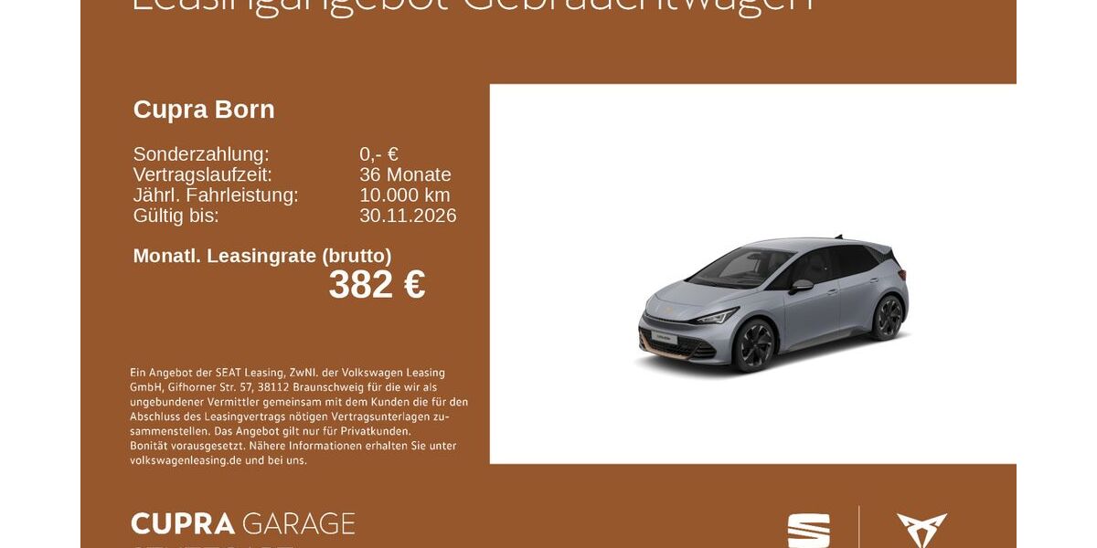 Cupra Born 16.210 km 34.430 &euro; Stuttgart-Feuerbach 70469