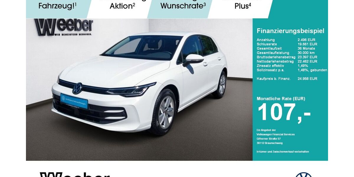VW Golf 11.375 km 24.958 &euro; Herrenberg 71083