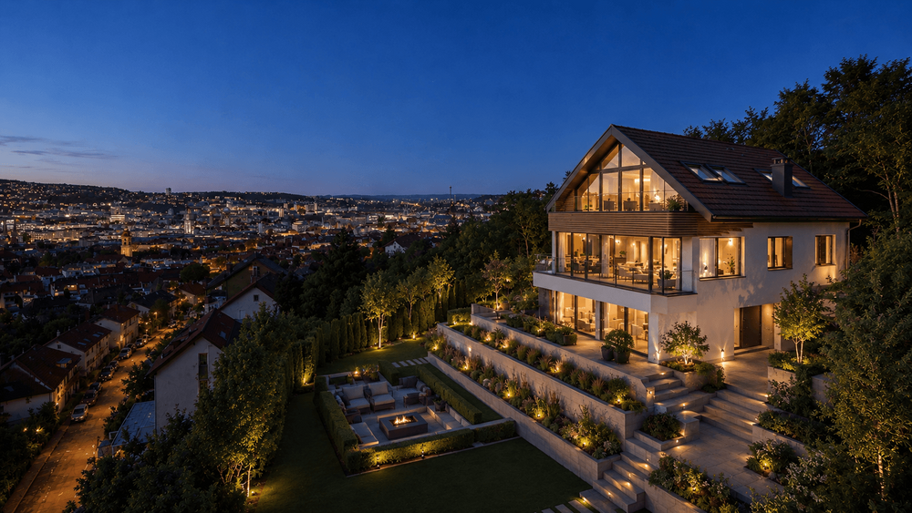 Einfamilienhaus Stuttgart Lehen - 10 Zimmer, 380 m&sup2;, 2.200.000&euro; | Angebot:26853434