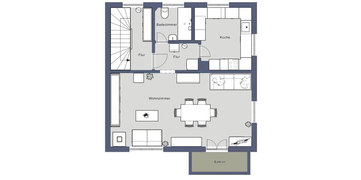 Etagenwohnung Ludwigsburg Poppenweiler - 6 Zimmer, 137 m&sup2;, 349.000&euro; | Angebot:24049972