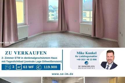 Wohnung Pforzheim Büchenbronn - 2 Zimmer, 63 m&sup2;, 119.900&euro; | Angebot:24903217