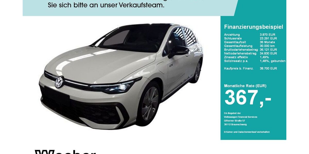 VW Golf 12.310 km 38.550 &euro; Calw 75365