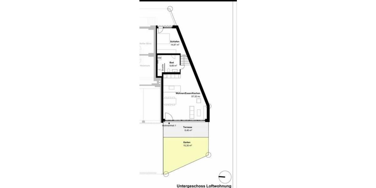 Loft - Studio - Atelier Tübingen - 2 Zimmer, 87 m&sup2;, 1.460&euro; | Angebot:24748113