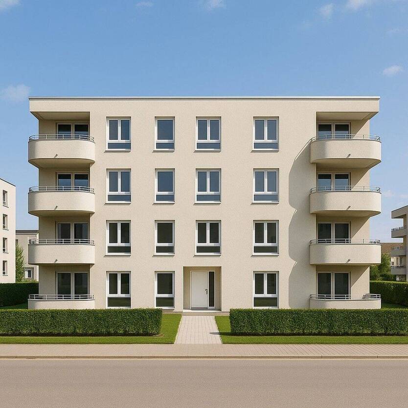 Möblierte 2-Zimmer-Wohnung mit Balkon und Einbauküche in unmittelbarer Daimler-Nähe 2 zimmer