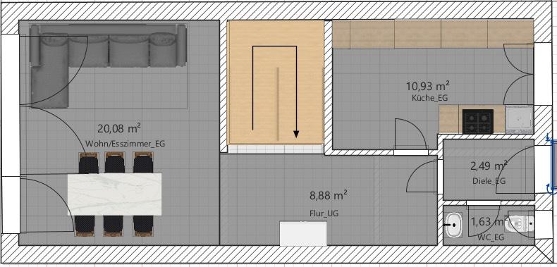 Reihenhaus Pforzheim Eutingen - 7 Zimmer, 161 m&sup2;, 550.000&euro; | Angebot:25221280