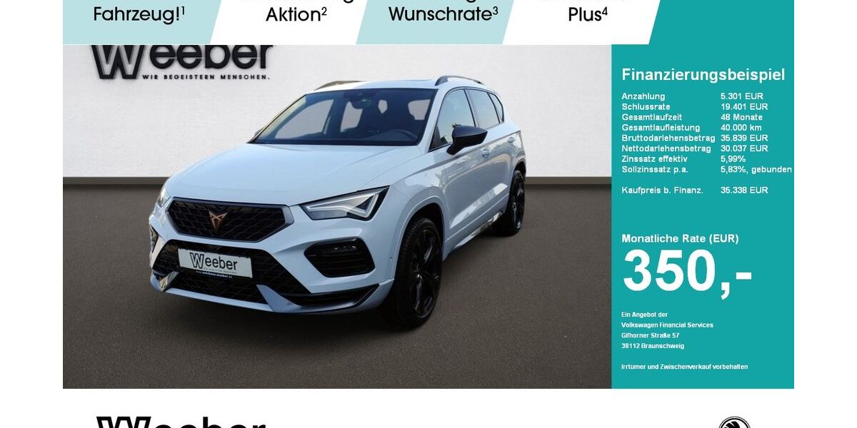 Cupra Ateca 28.134 km 35.338 &euro; Calw 75365