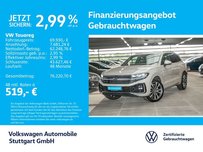 VW Touareg 16.332 km 69.930 € Stuttgart-Feuerbach 70469