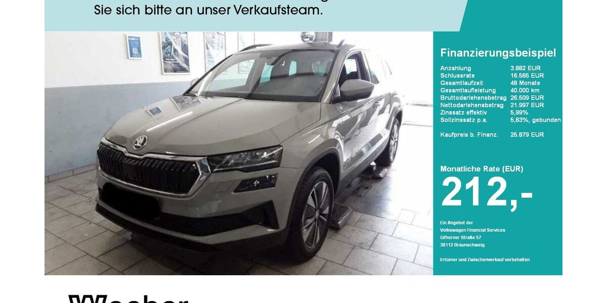 Skoda Karoq 40.811 km 25.779 &euro; Calw 75365