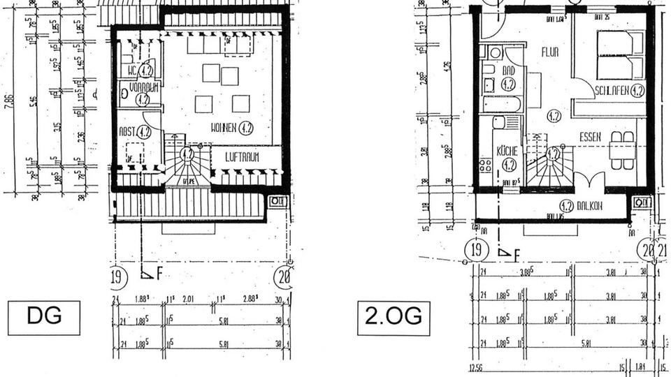 Maisonettenwohnung Böblingen - 3 Zimmer, 85 m&sup2;, 1.540&euro; | Angebot:27579817