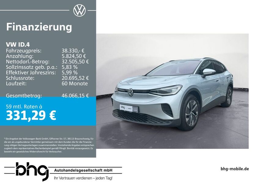 VW ID.4 7.297 km 37.360 € Metzingen 72555