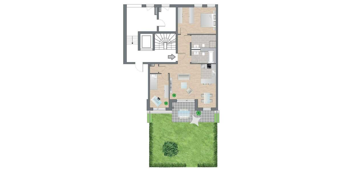 Etagenwohnung Esslingen am Neckar Hohenkreuz - 3 Zimmer, 85 m&sup2;, 1.330&euro; | Angebot:25402066