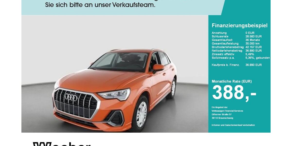 Audi Q3 4.988 km 36.890 &euro; Herrenberg 71083