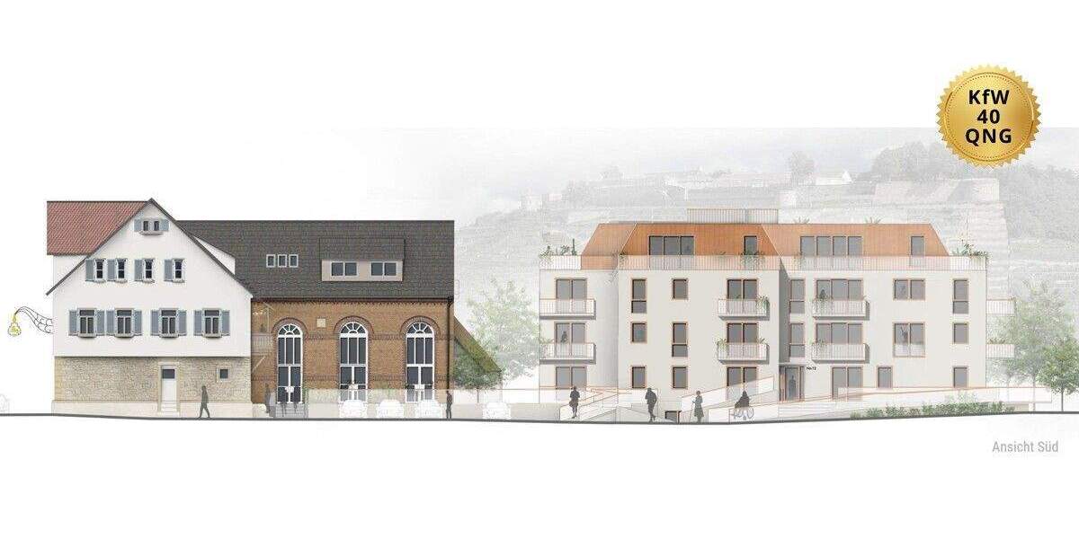 Etagenwohnung Asperg - 2 Zimmer, 37 m&sup2;, 248.900&euro; | Angebot:25692049