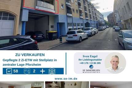 Wohnung Pforzheim Nordstadt - 2 Zimmer, 58 m&sup2;, 165.000&euro; | Angebot:24903232