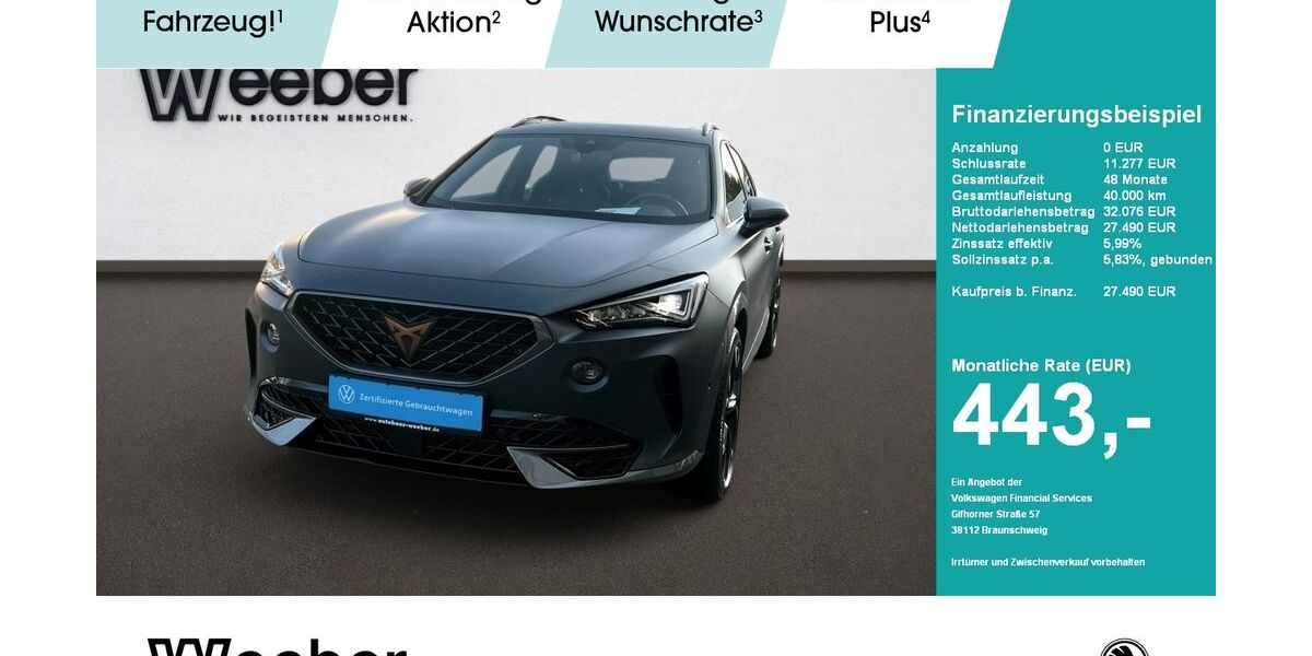 Cupra Formentor 35.020 km 27.250 &euro; Herrenberg 71083