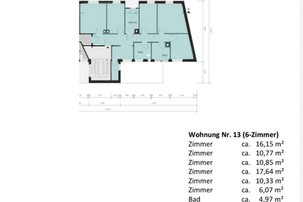 Wohnung Stuttgart Stuttgart-West - 5 Zimmer, 125 m&sup2;, 2.500&euro; | Angebot:27017768