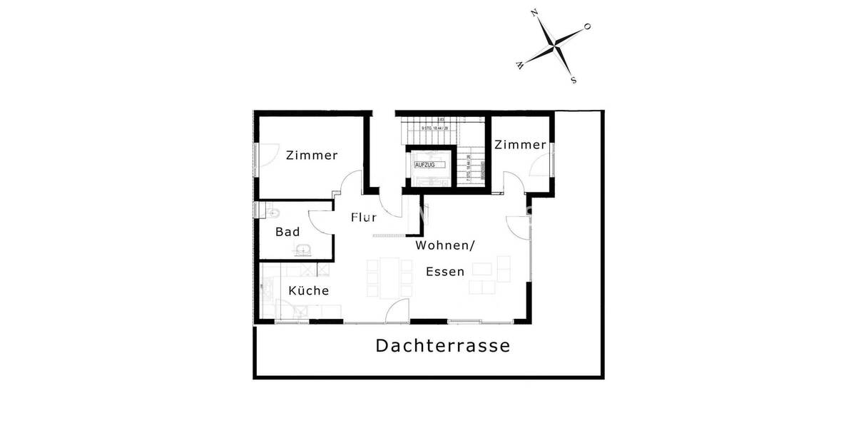 Etagenwohnung Ammerbuch-Poltringen Poltringen - 3 Zimmer, 93 m&sup2;, 1.350&euro; | Angebot:24822101
