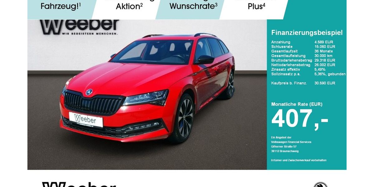 Skoda Superb 52.538 km 30.590 &euro; Calw 75365