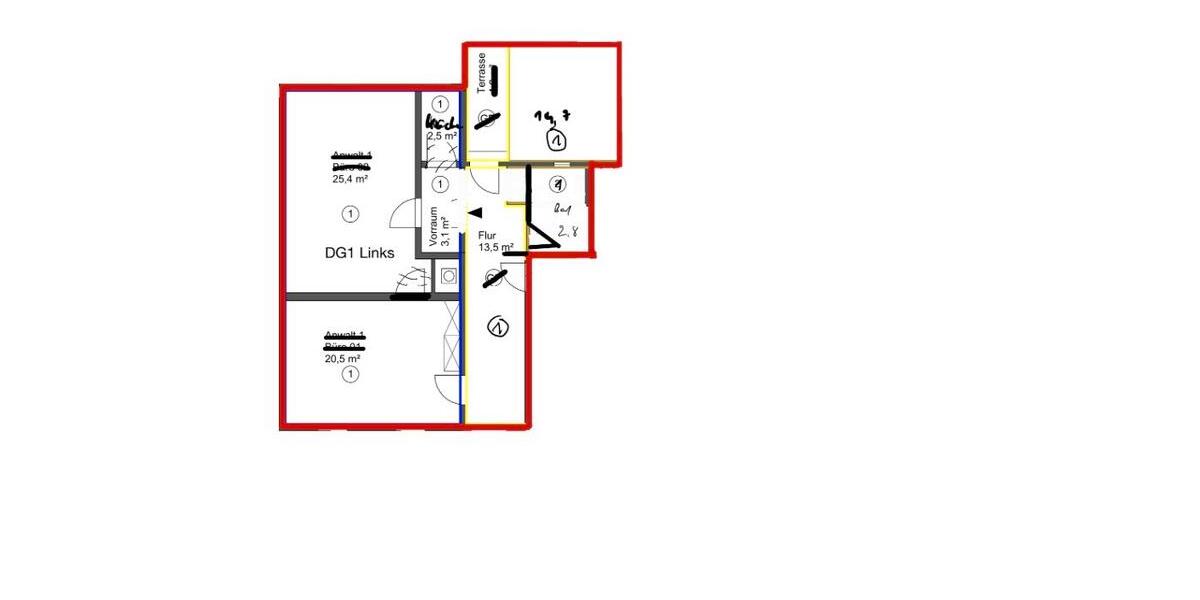Etagenwohnung Sindelfingen - 2.5 Zimmer, 78 m&sup2;, 359.000&euro; | Angebot:26416727