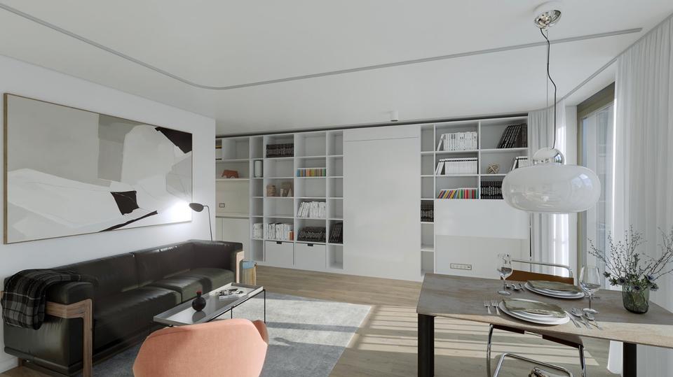 Etagenwohnung Weissach - 2.5 Zimmer, 56 m&sup2;, 1.082&euro; | Angebot:26492685