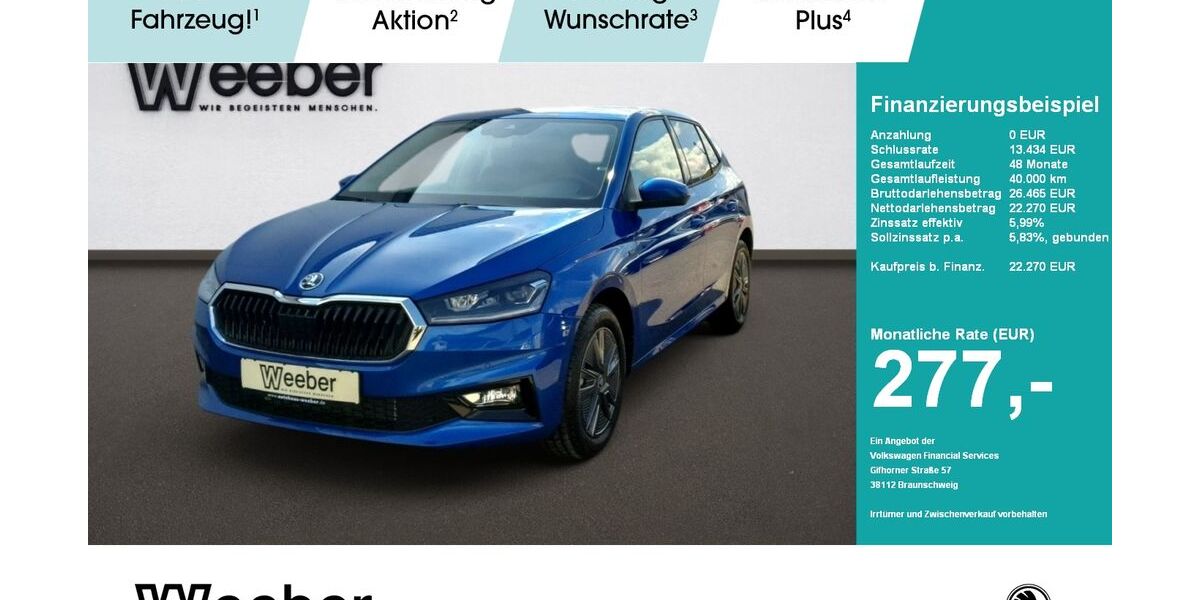 Skoda Fabia 6.000 km 20.970 &euro; Calw 75365