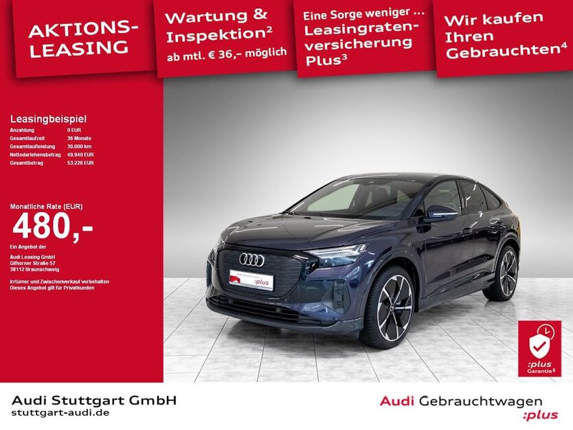 Audi Q4 e-tron 7.835 km 49.940 € Böblingen 71034
