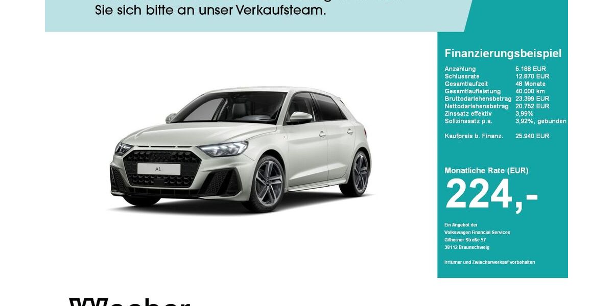 Audi A1 6.541 km 25.290 &euro; Leonberg 71229