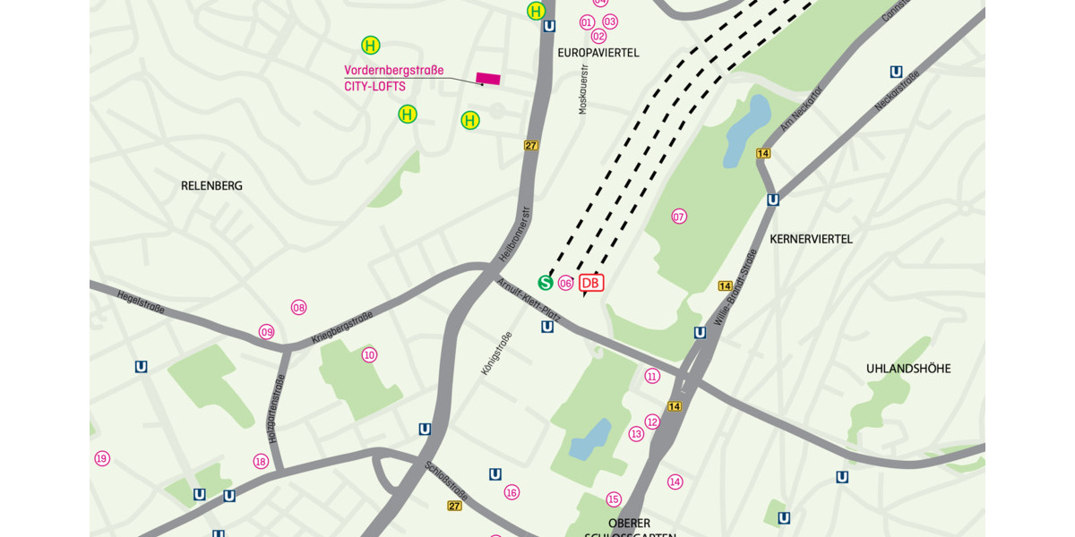 Etagenwohnung Stuttgart Nord - 2 Zimmer, 97 m&sup2;, 850.000&euro; | Angebot:26015335