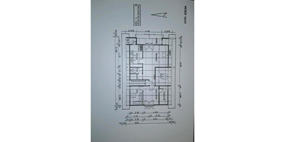 Dachgeschoßwohnung Weil Im Schönbuch - 3 Zimmer, 88 m&sup2;, 850&euro; | Angebot:27594208