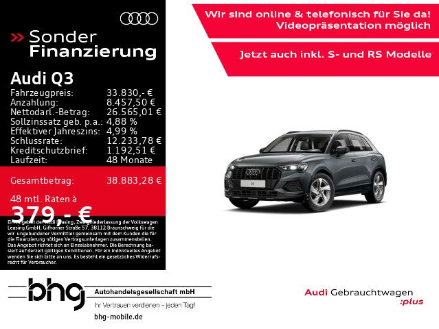 Audi Q3 7.489 km 33.830 &euro; Reutlingen 72760
