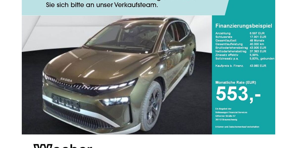 Skoda Enyaq 8.076 km 43.979 &euro; Leonberg 71229