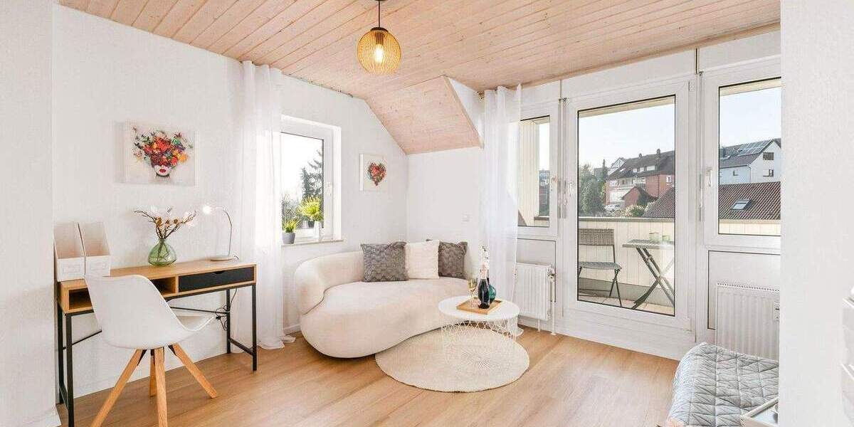 Etagenwohnung Esslingen Krummenacker - 1 Zimmer, 38 m&sup2;, 159.900&euro; | Angebot:24711895