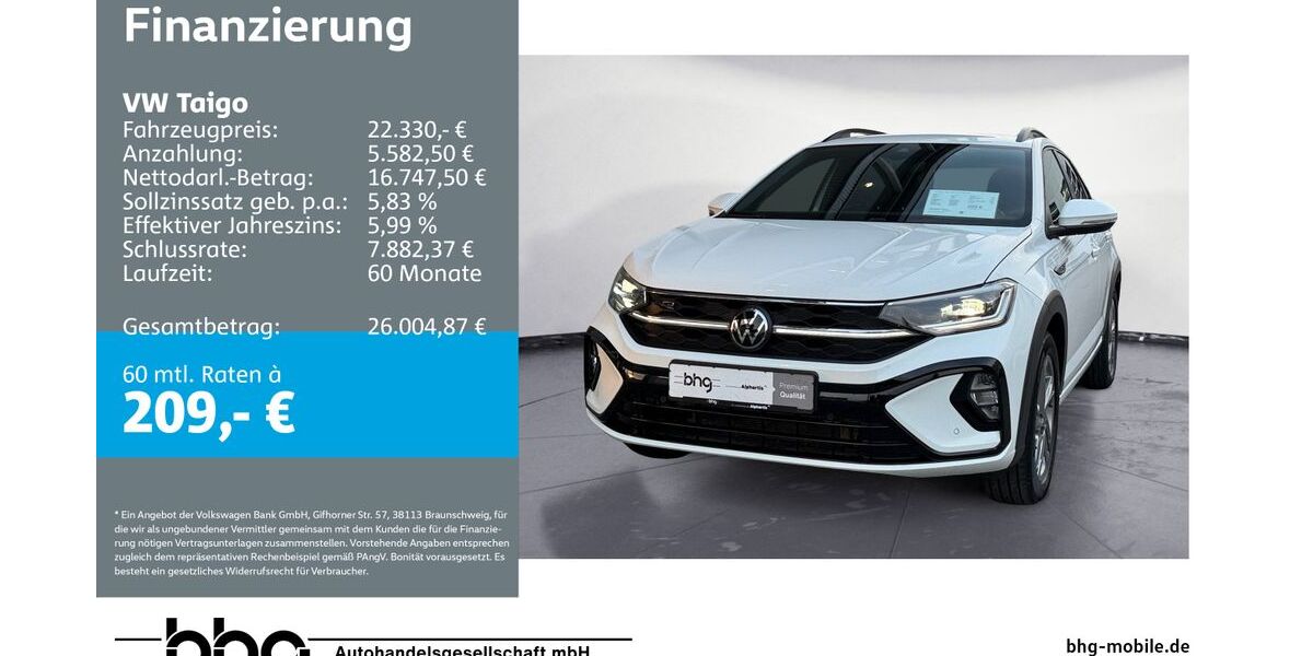 VW Taigo 38.656 km 21.860 &euro; Metzingen 72555