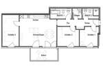 Etagenwohnung Stuttgart Untertürkheim - 4 Zimmer, 104 m&sup2;, 1.690&euro; | Angebot:25677103