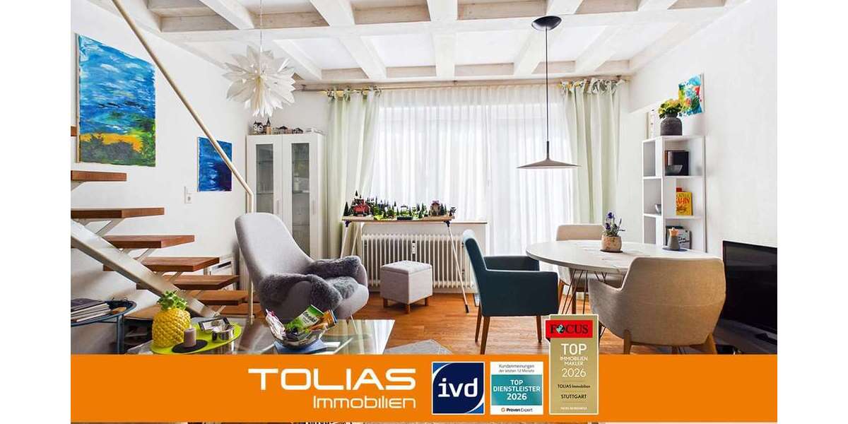 Etagenwohnung Filderstadt - 2 Zimmer, 44 m&sup2;, 215.000&euro; | Angebot:26779561