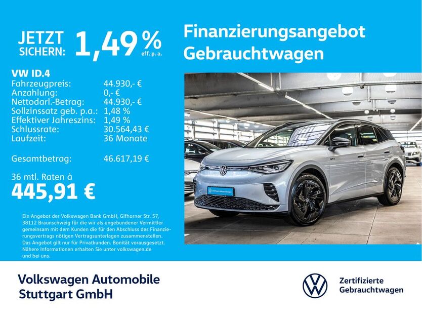 VW ID.4 5.440 km 44.930 € Stuttgart-Feuerbach 70469