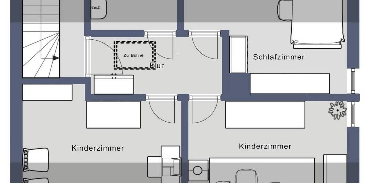 Etagenwohnung Ludwigsburg Poppenweiler - 6 Zimmer, 137 m&sup2;, 349.000&euro; | Angebot:24049972