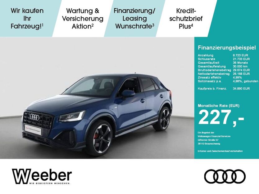 Audi Q2 8.836 km 34.390 € Herrenberg 71083
